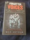 Voices of the Second World War by Max Arthur