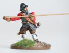 HIN/ECW01 Pikeman in helmet pike forward.