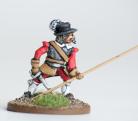 HIN/ECW03 Pikeman in plumed hat pike forward.