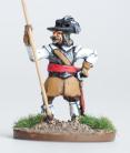 HIN/ECW04 Pikeman in plumed hat pike up.