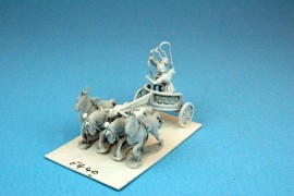 HIN/EG40 Selucid Barbarian 4 horse chariot & crew. 