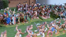25/353 - Celt/Ancient British Warriors Skirmishing